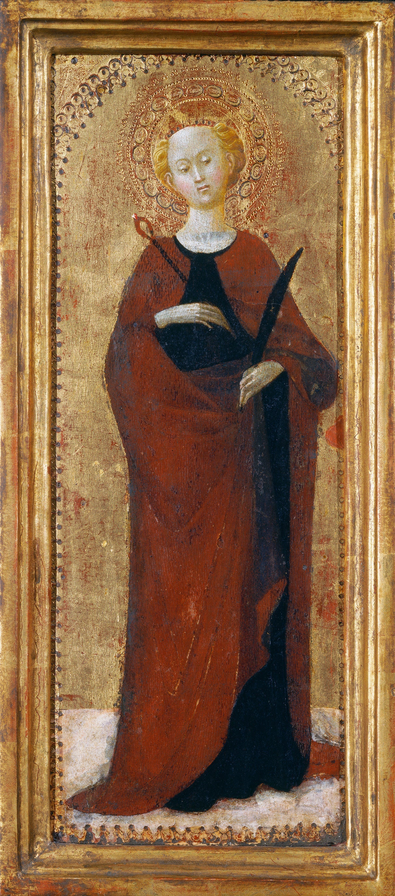 Sainte Apolline - Stefano di Giovanni (Sassetta) image 1 reproduction artisanale de tableau