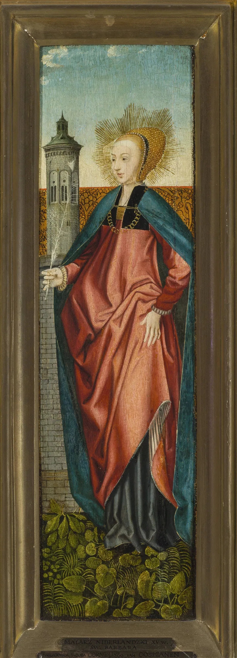 Sainte Barbe - Jacob Cornelisz van Oostsanen image 1 tableau peint à l’huile sur toile