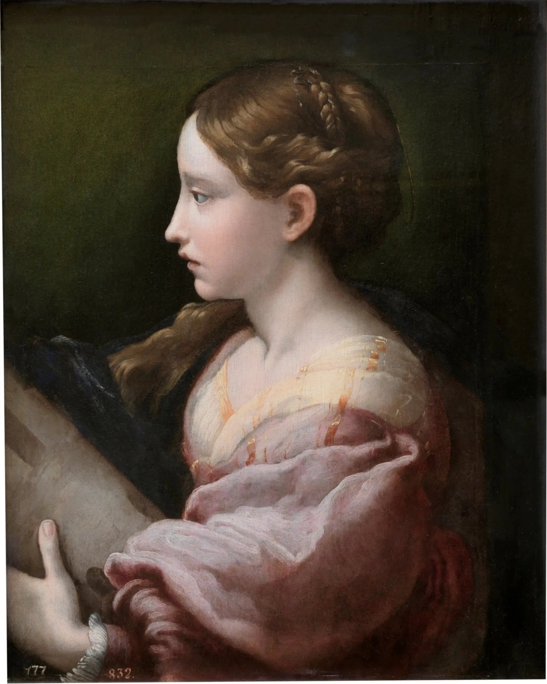 Sainte Barbe - Parmigianino image 1 reproduction artisanale de tableau