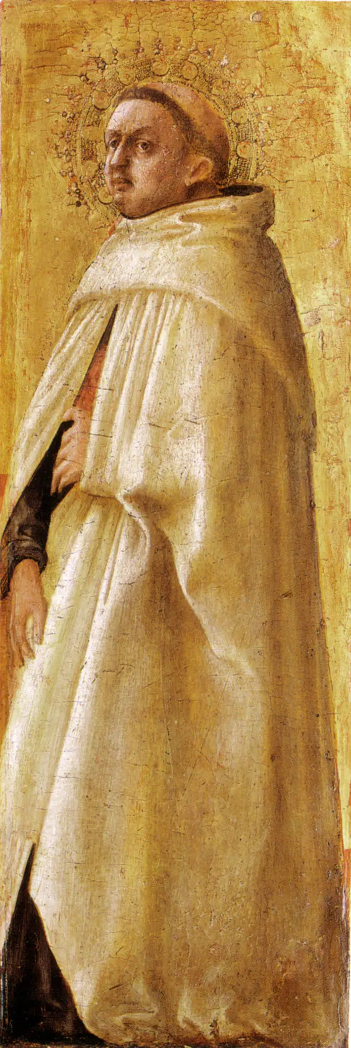 Sainte carmélite imberbe - Masaccio image 1 reproduction de peinture à l’huile