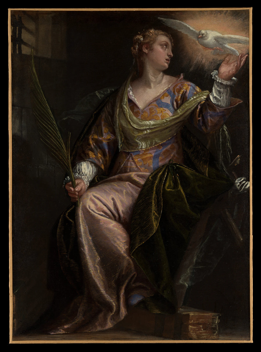 Sainte Catherine d'Alexandrie en prison - Paolo Veronese (Paolo Caliari)