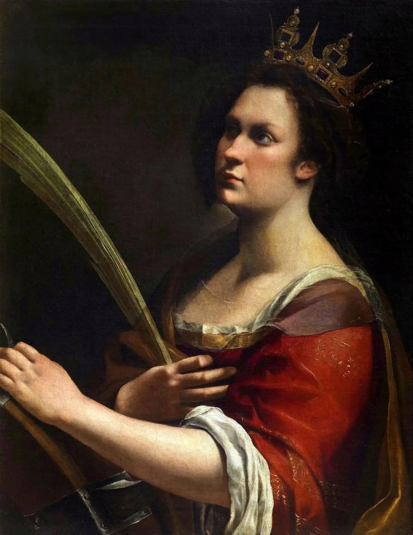 Sainte Catherine d'Alexandrie - Artemisia Gentileschi image 1 reproduction de peinture à l’huile
