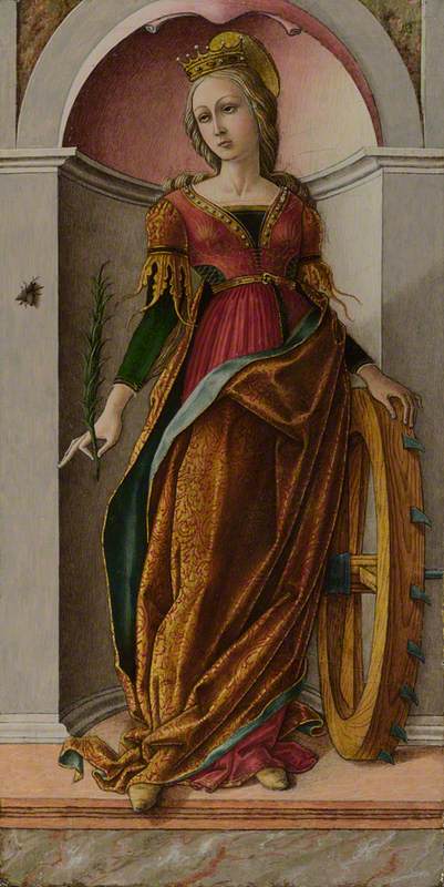 Sainte Catherine d'Alexandrie - Carlo Crivelli image 1 copie peinte à la main à l’huile