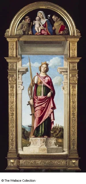 Sainte Catherine d'Alexandrie - Cima da Conegliano image 1 tableau peint à l’huile sur toile