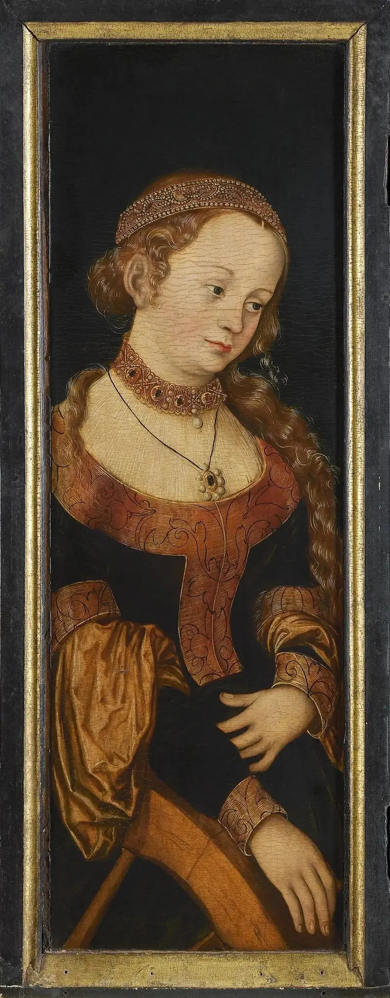 Sainte Catherine d'Alexandrie - Lucas Cranach the Elder image 1 tableau peint à l’huile sur toile