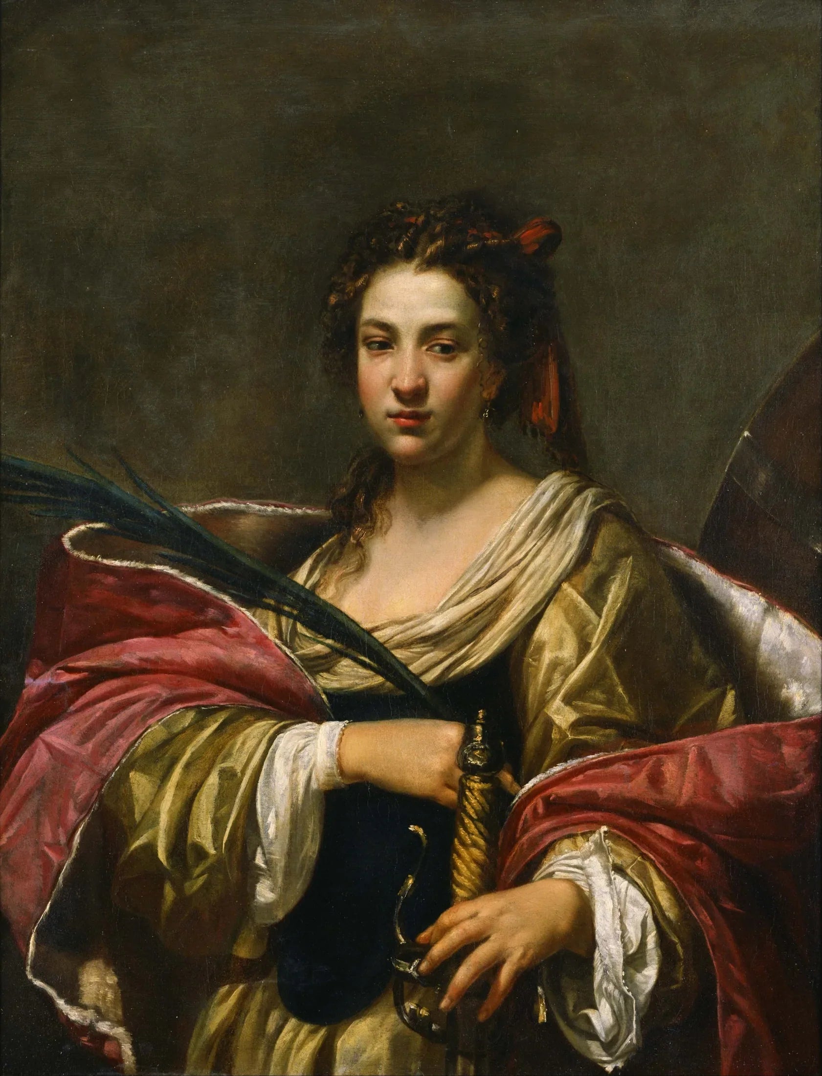 Sainte Catherine d'Alexandrie - Simon Vouet image 1 reproduction de peinture à l’huile