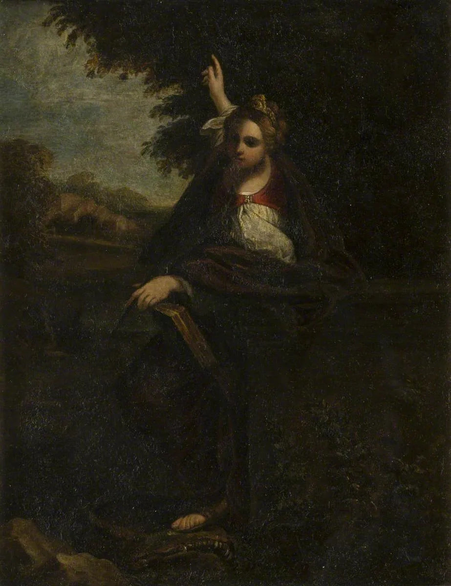 Sainte Catherine dans un paysage - Annibale Carracci image 1 reproduction réalisée par Alpha Reproduction
