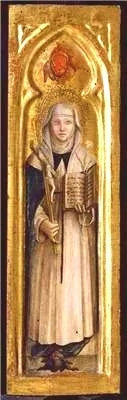 Sainte Catherine de Sienne - Carlo Crivelli image 1 reproduction réalisée par Alpha Reproduction