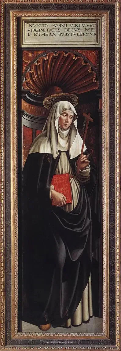 Sainte Catherine de Sienne - Domenico Ghirlandaio image 1 copie peinte à la main à l’huile