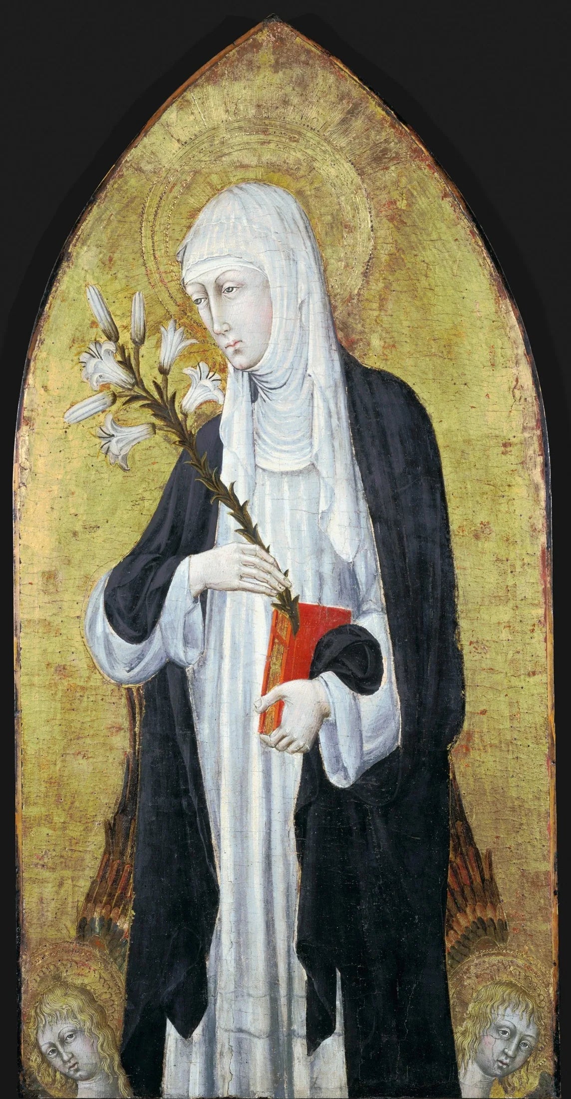 Sainte Catherine de Sienne - Giovanni di Paolo image 1 copie de tableau peinte à la main
