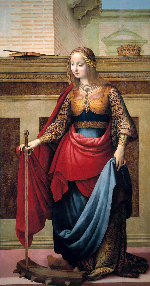 Sainte Catherine - Fernando Yáñez de la Almedina