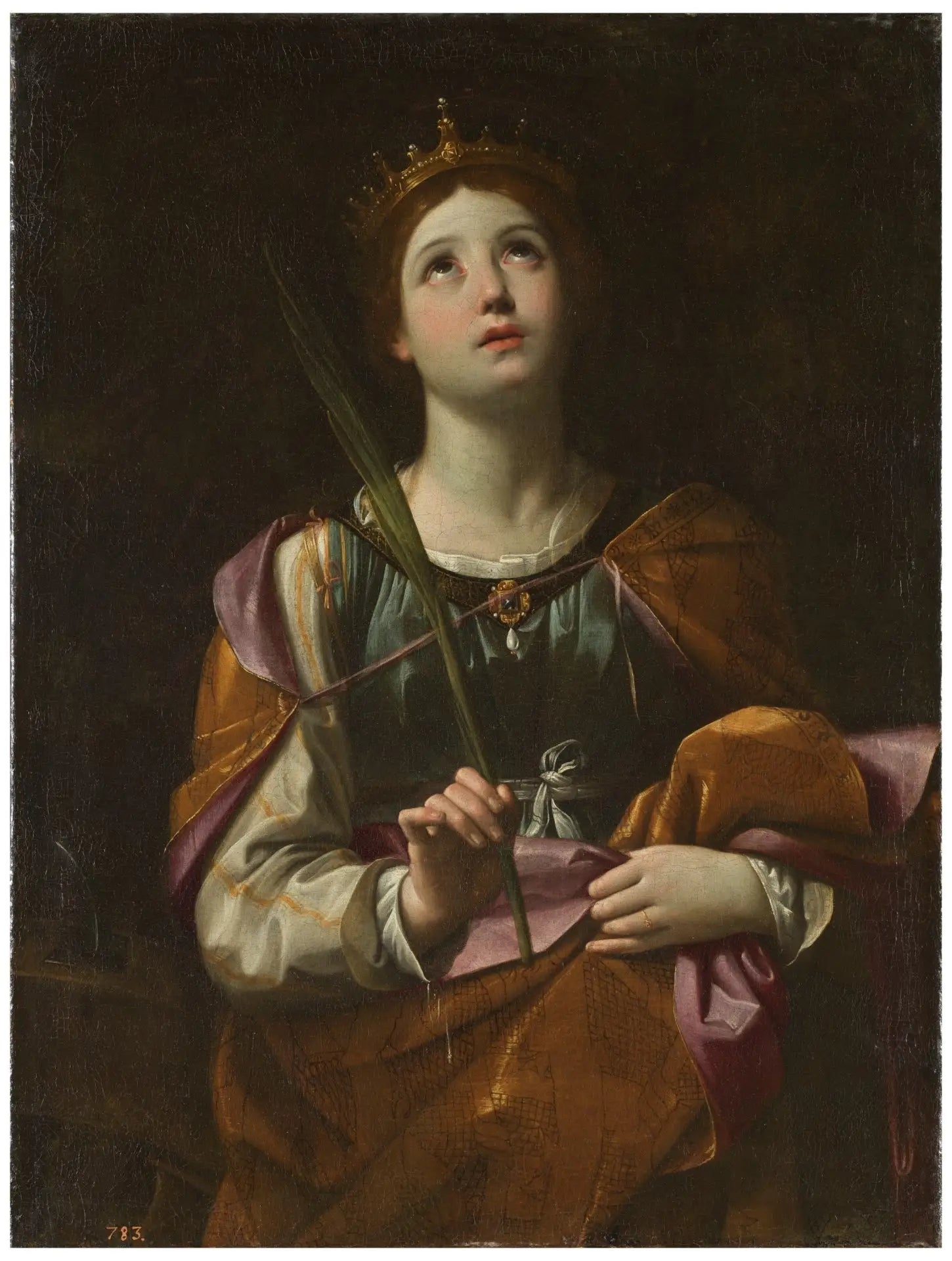 Sainte Catherine - Guido Reni image 1 copie peinte à la main à l’huile