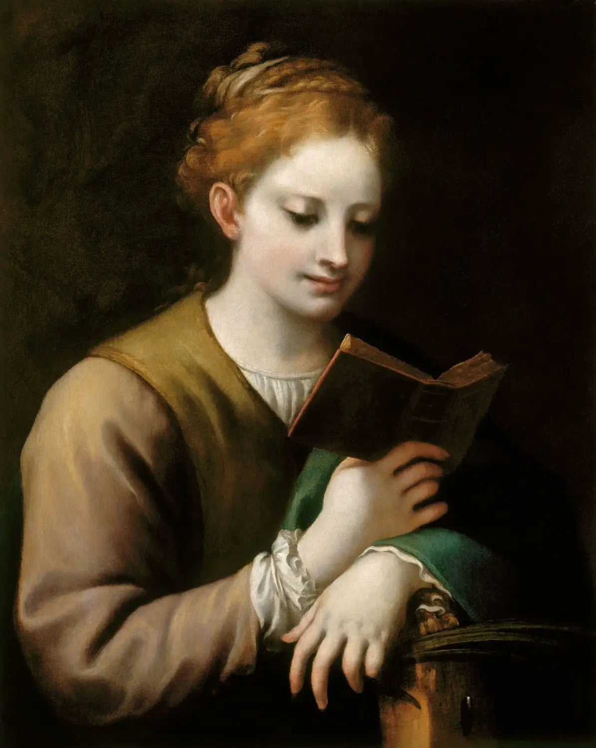 Sainte Catherine lisant - Antonio da Correggio image 1 reproduction de peinture à l’huile