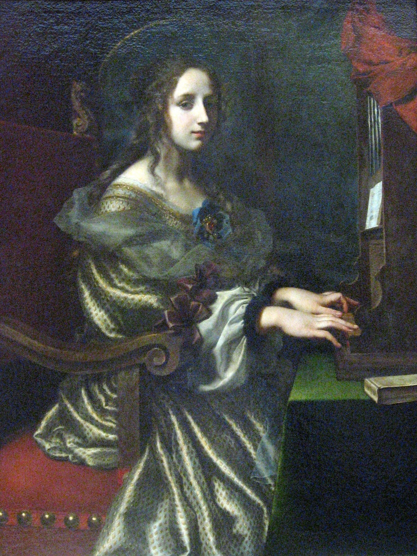 Sainte Cécile - Carlo Dolci image 1 reproduction de peinture à l’huile