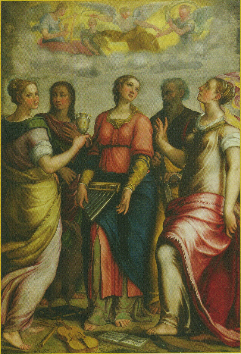 Sainte Cécile et saint - Federico Barroci