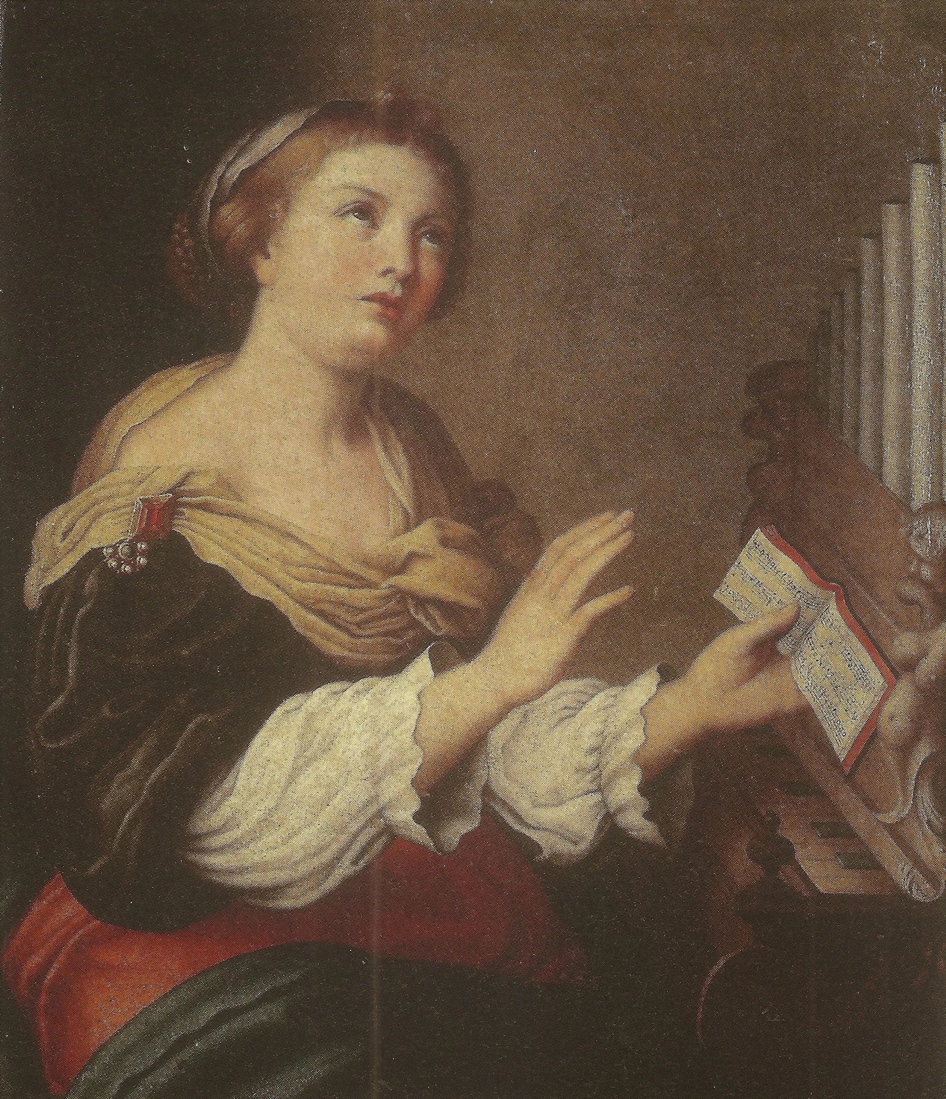 Sainte-Cécile - Giovanni Battista Salvi image 1 reproduction de peinture à l’huile