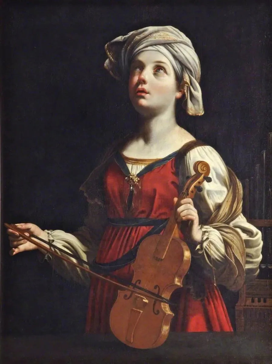 Sainte Cécile - Guido Reni image 1 tableau peint à l’huile sur toile