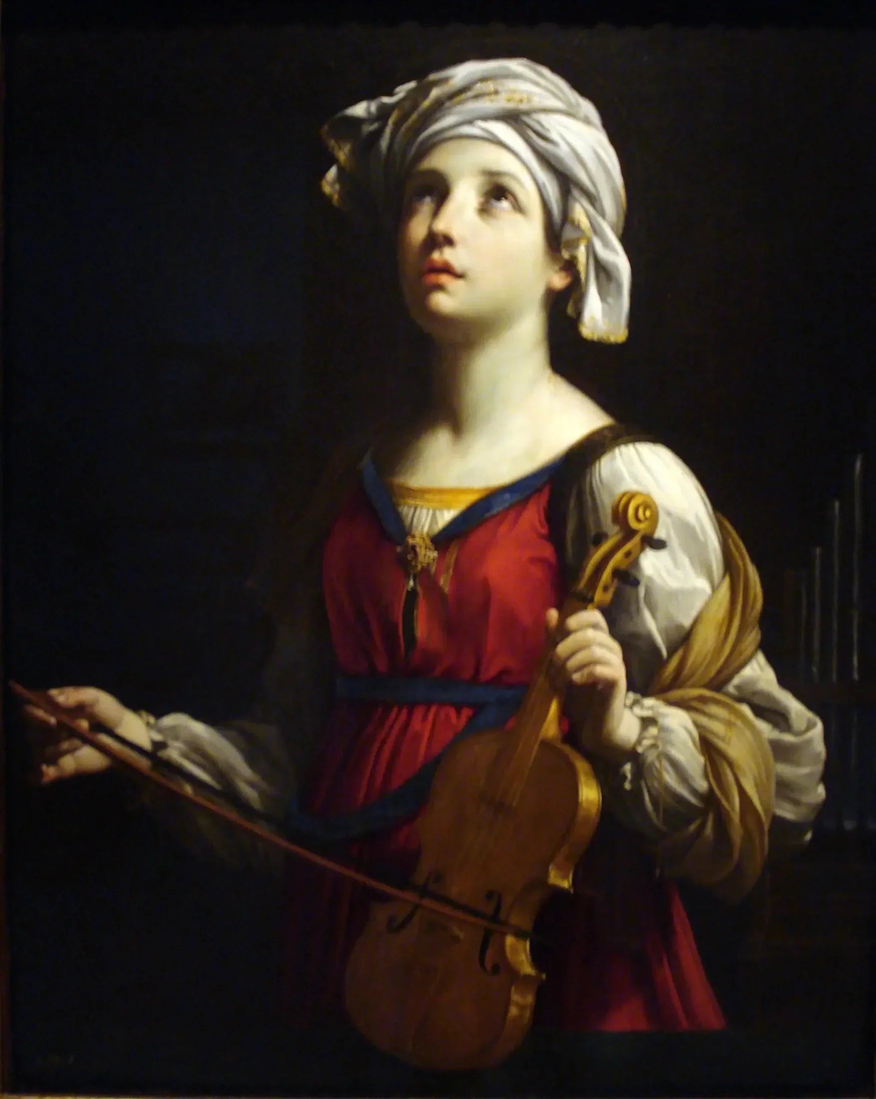 Sainte Cécile - Guido Reni image 1 reproduction artisanale de tableau