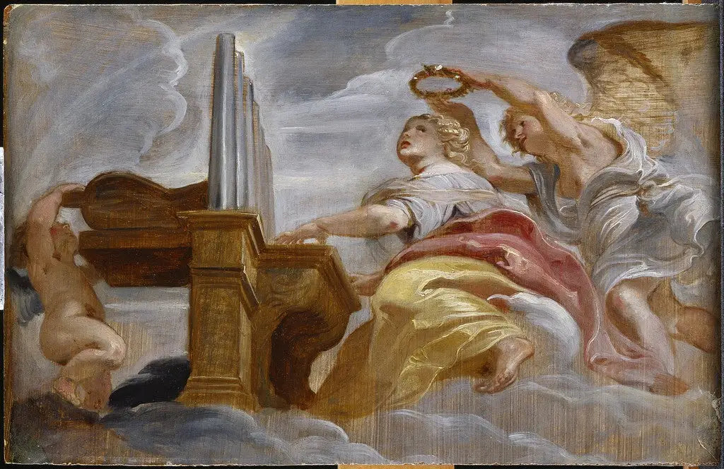 Sainte Cécile - Peter Paul Rubens image 1 copie de tableau peinte à la main