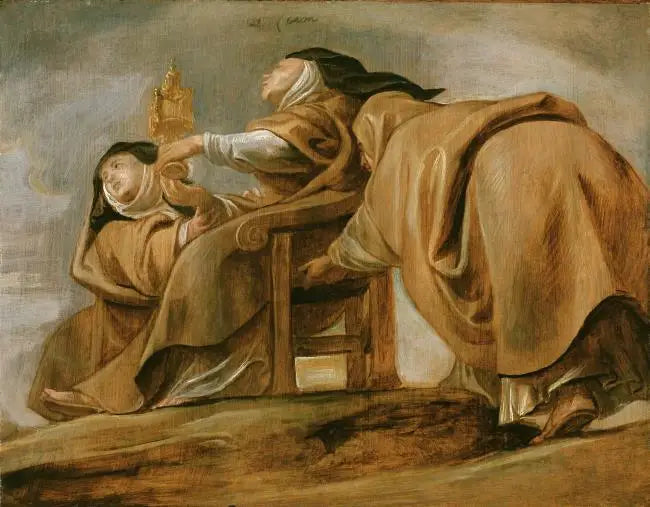 Sainte Claire d'Assise, 1620 - Peter Paul Rubens image 1 reproduction de peinture à l’huile