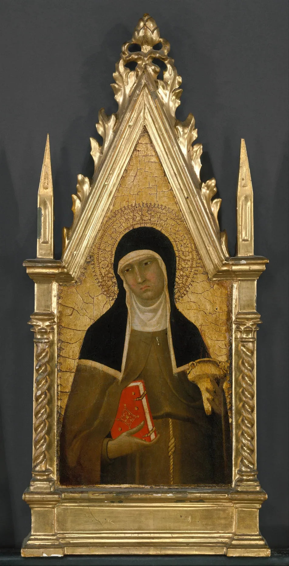 Sainte Claire - Lippo Memmi image 1 tableau peint à l’huile sur toile