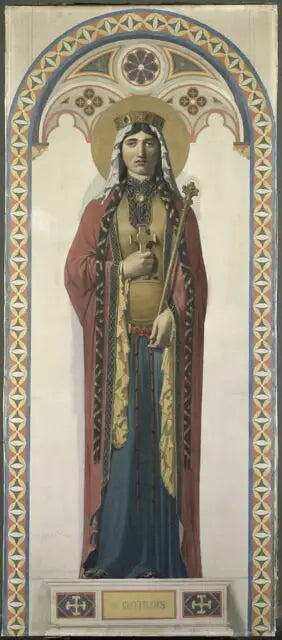 Sainte Clotilde, femme de Clovis - Jean-Auguste-Dominique Ingres