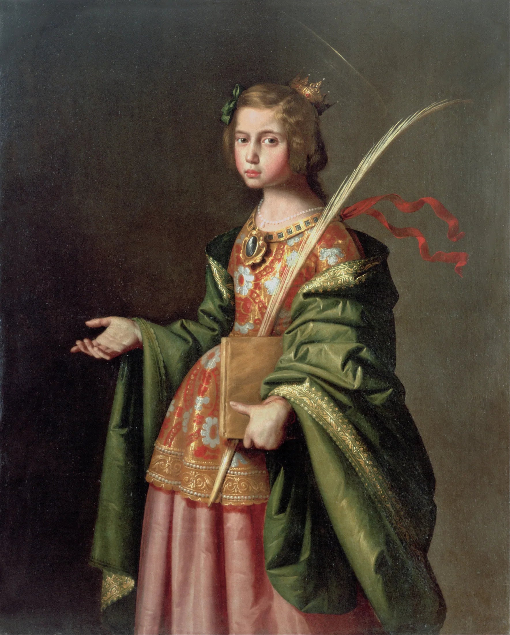 Sainte Élisabeth de Thuringe - Francisco de Zurbarán image 1 tableau peint à l’huile sur toile