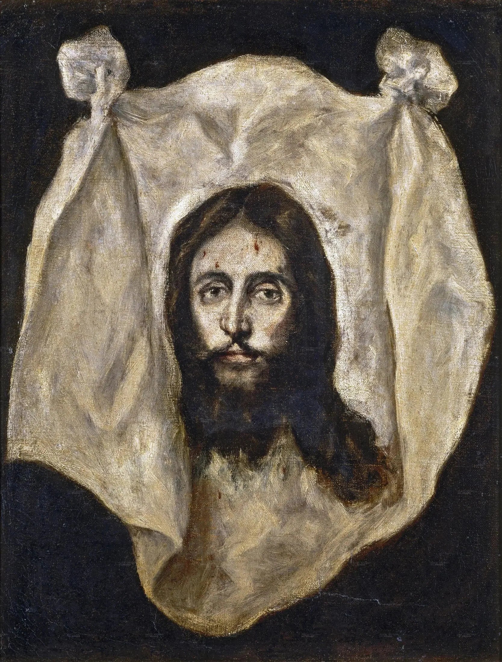 Sainte Face de Jésus - El Greco image 1 reproduction réalisée par Alpha Reproduction