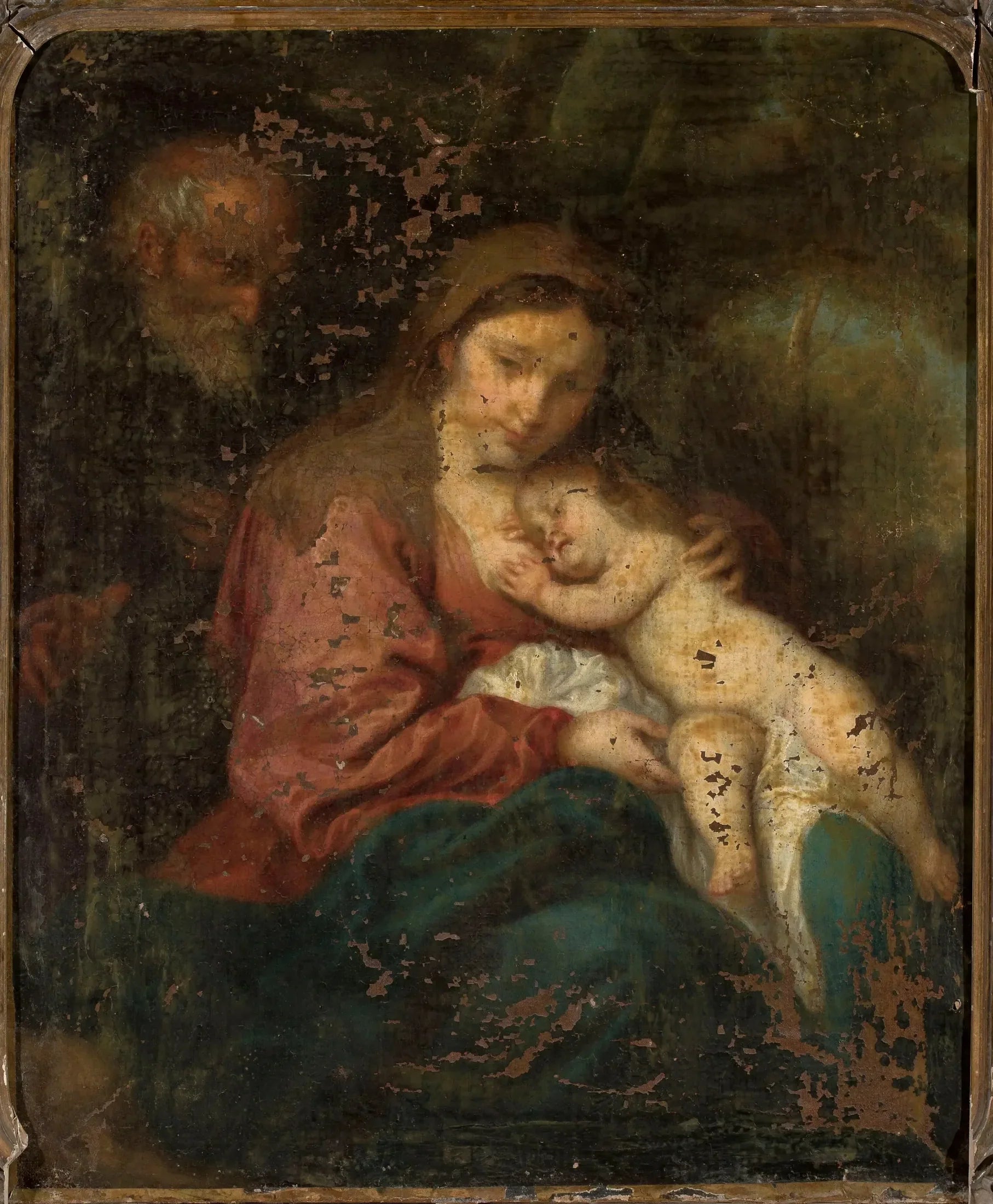 Sainte Famille - Antoine van Dyck image 1 copie peinte à la main à l’huile