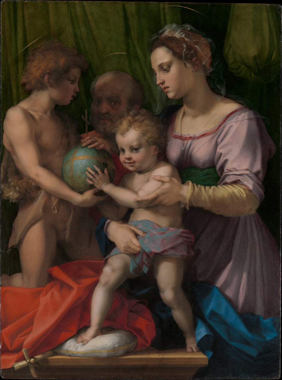 La Sainte Famille avec le jeune saint Jean-Baptiste - Andrea del Sarto (Andrea d'Agnolo)