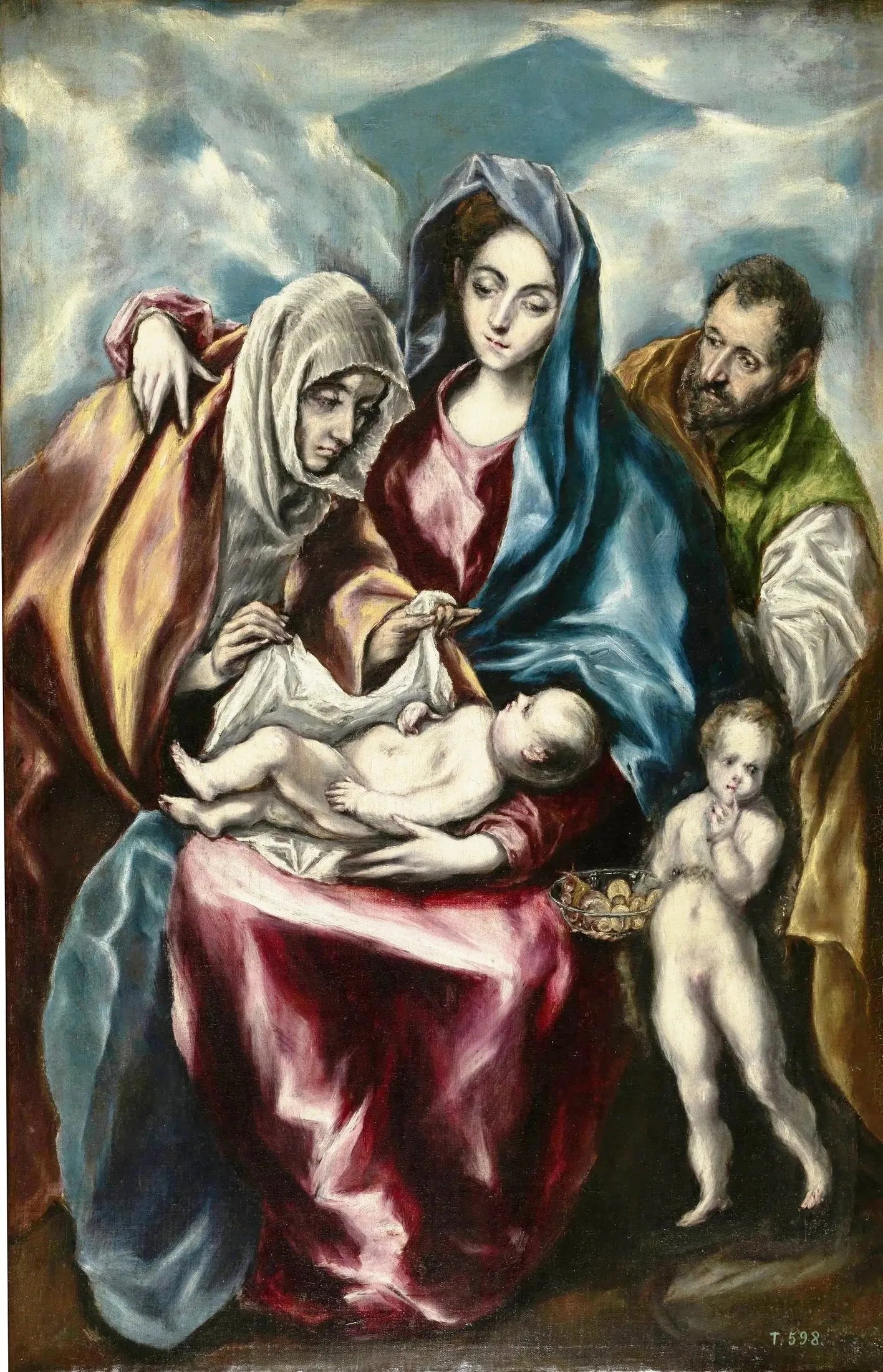 Sainte Famille avec les Saints - El Greco image 1 reproduction réalisée par Alpha Reproduction