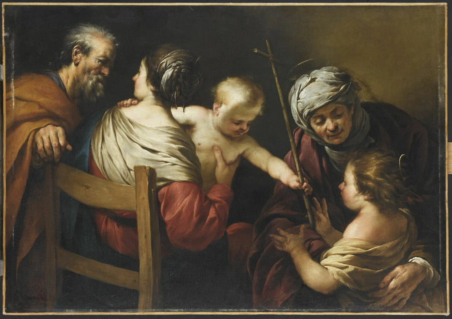 La Sainte Famille avec sainte Élisabeth et saint Jean-Baptiste - Jacques Blanchard