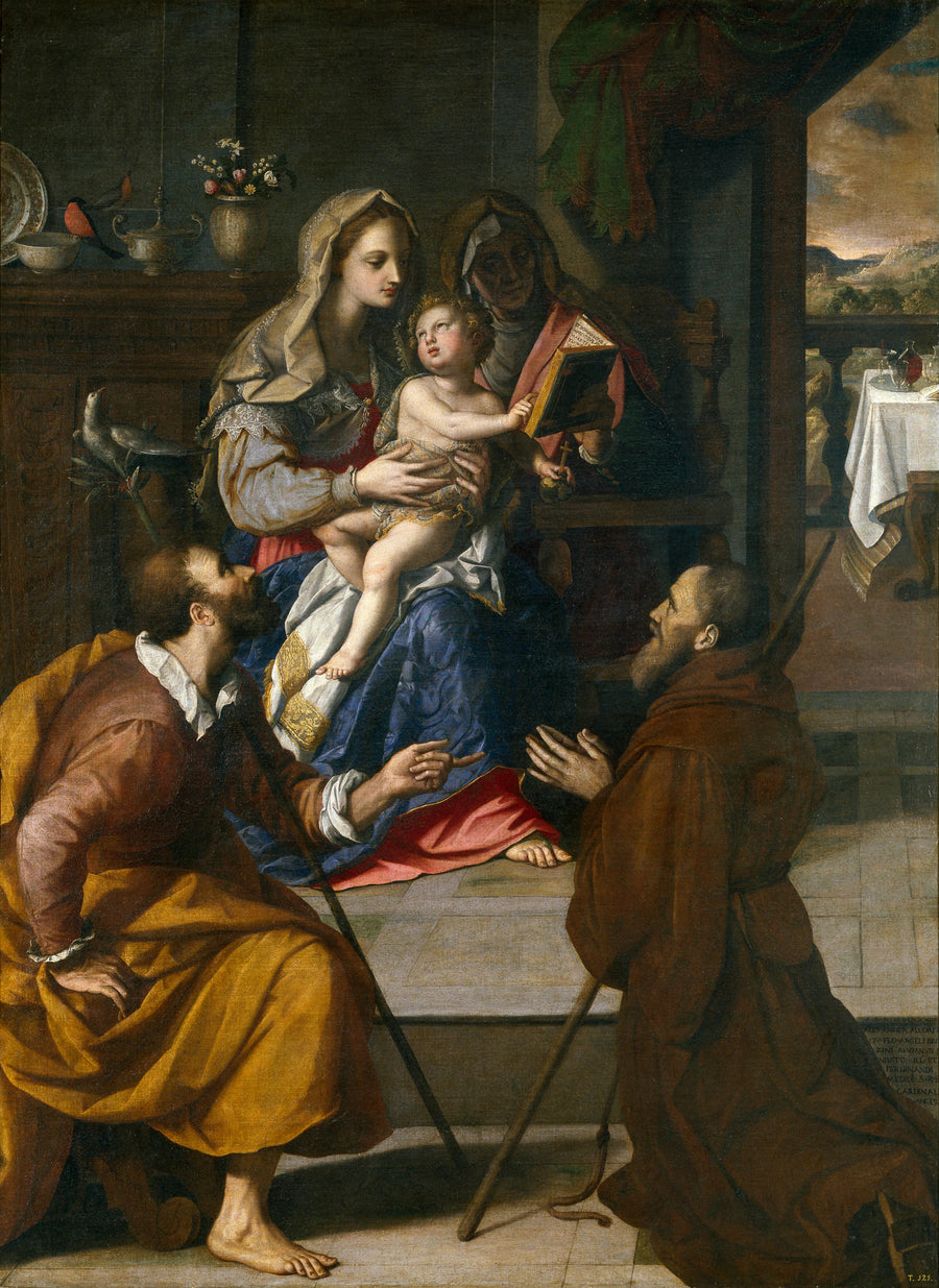 La Sainte Famille du Cardinal Fernando de Médicis - Alessandro Allori