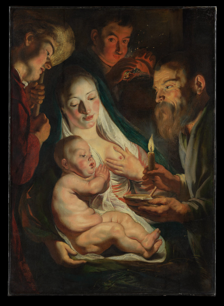 La Sainte Famille et les bergers - Jacob Jordaens