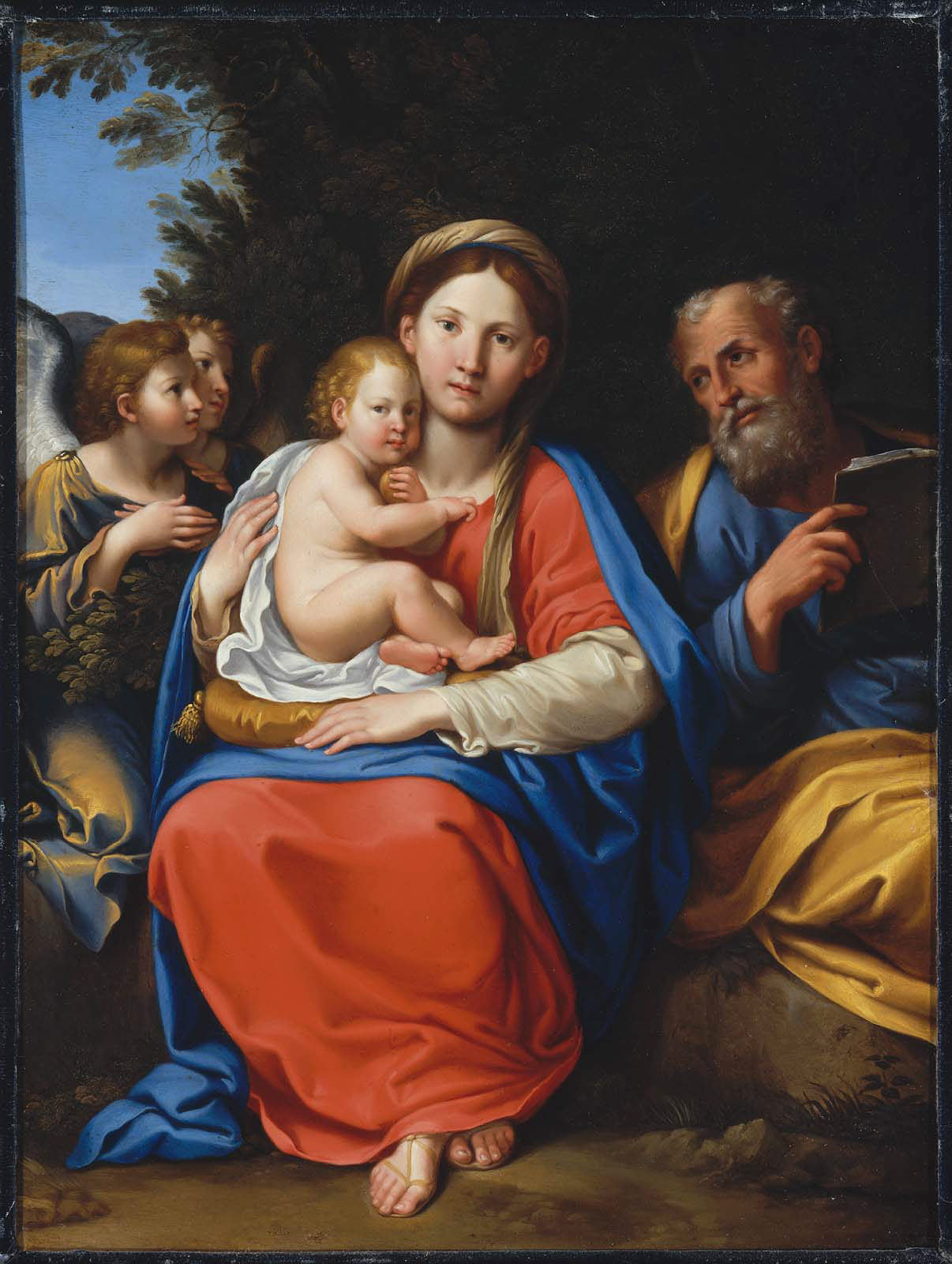 Sainte Famille - Francesco Albani image 1 copie peinte à la main à l’huile