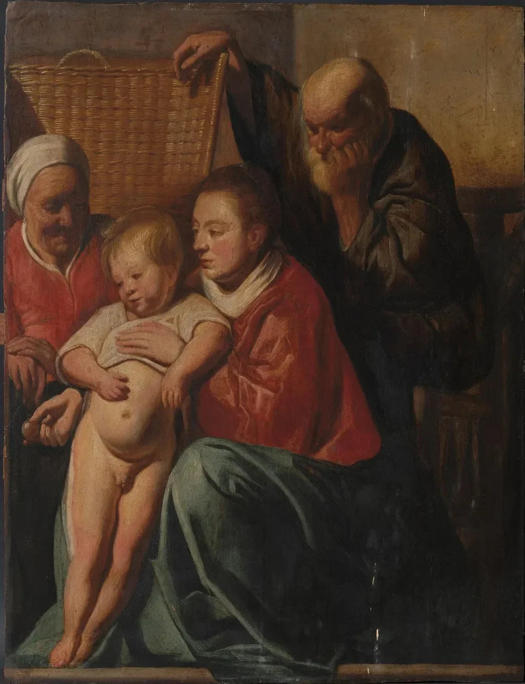 Sainte Famille - Jacob Jordaens image 1 copie de tableau peinte à la main