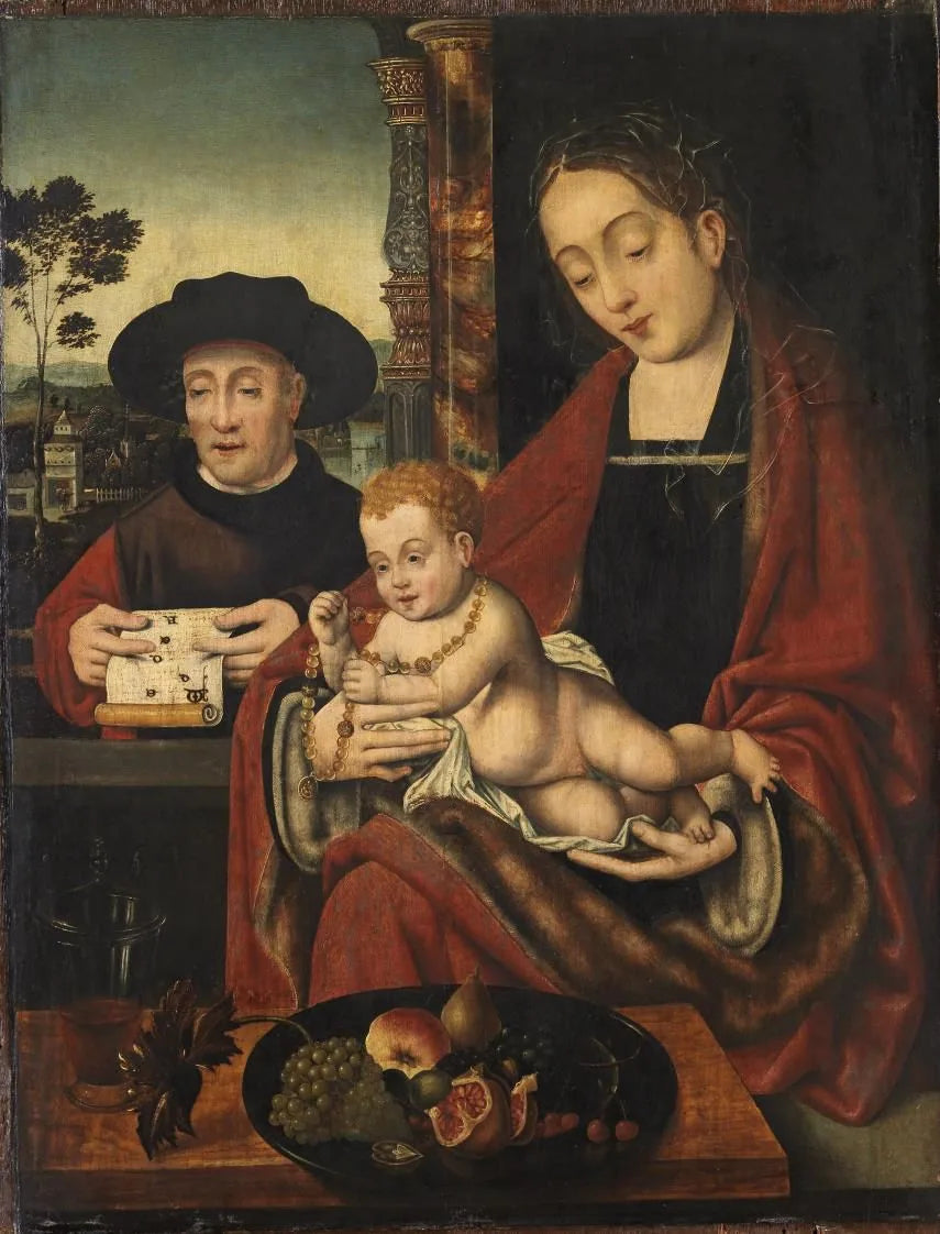 Sainte Famille - Joos van Cleve image 1 tableau peint à l’huile sur toile