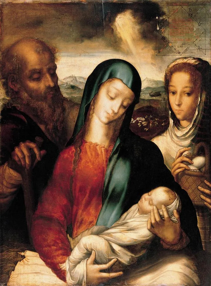 Sainte Famille - Luis de Morales image 1 copie de tableau peinte à la main