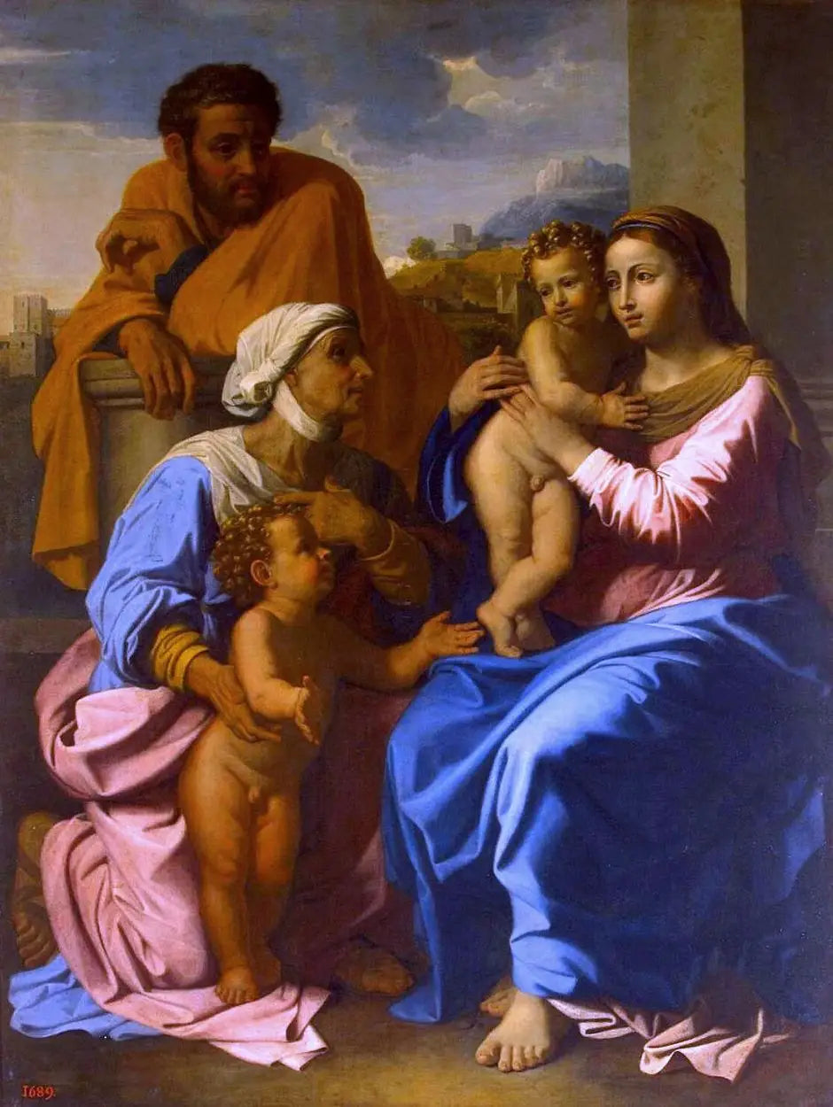 Sainte Famille - Nicolas Poussin image 1 reproduction réalisée par Alpha Reproduction