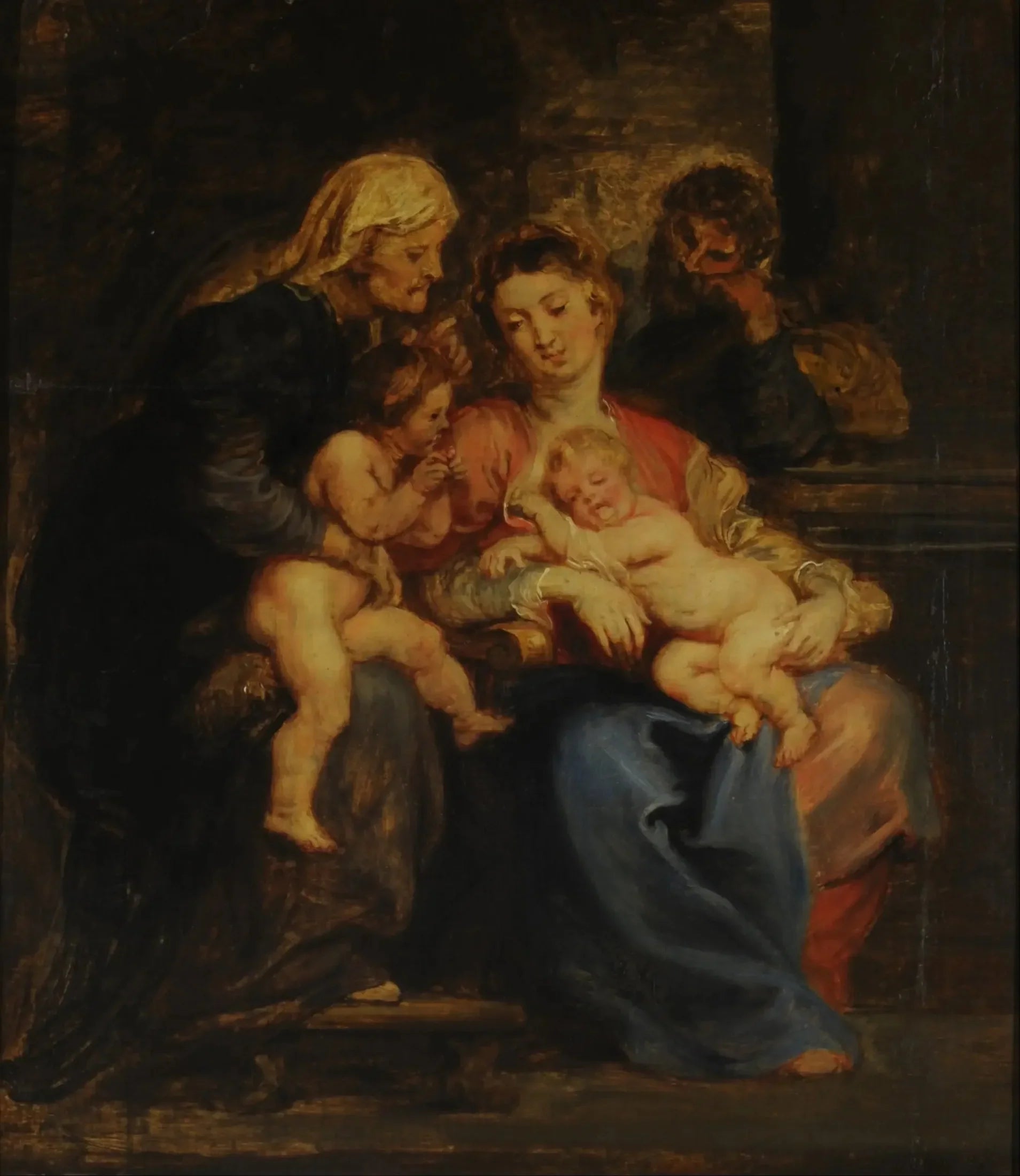 Sainte Famille - Peter Paul Rubens image 1 reproduction de peinture à l’huile