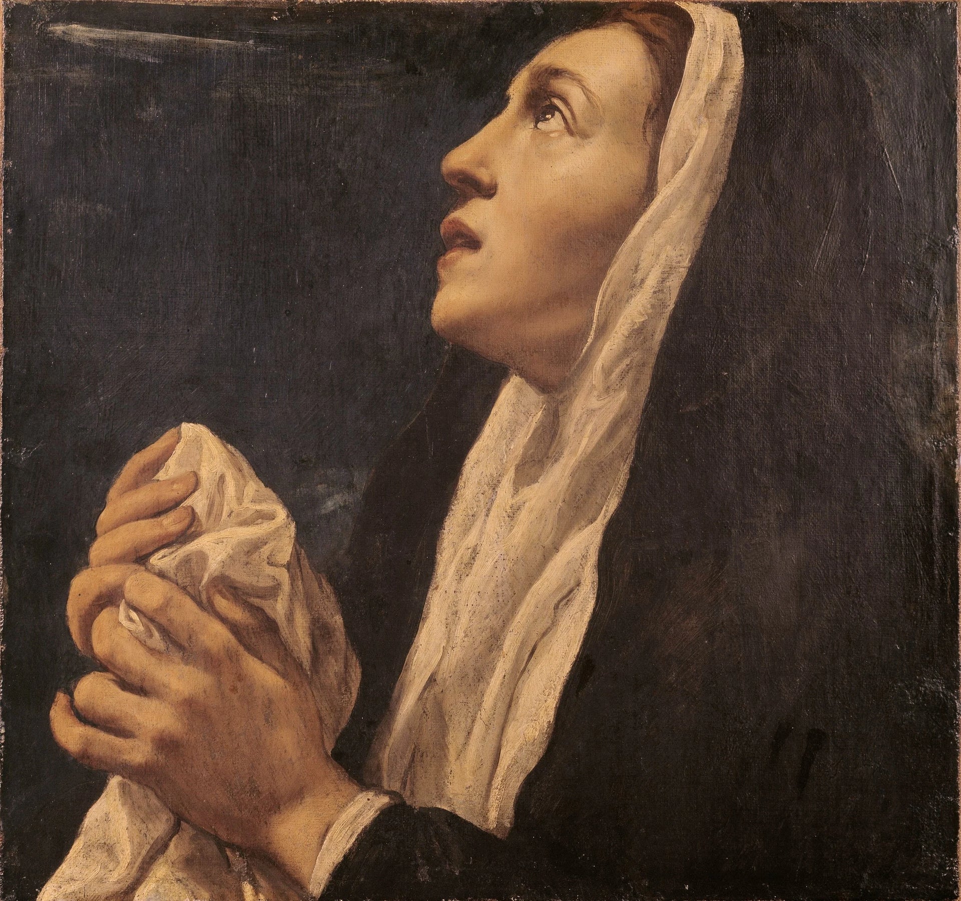 Sainte femme en pleurs - Luis Tristán