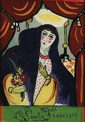Sainte Françoise - Vassily Kandinsky image 1 reproduction réalisée par Alpha Reproduction