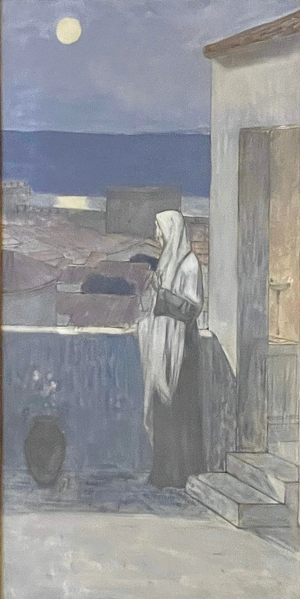Sainte Geneviève veillant sur Paris - Pierre Puvis de Chavannes image 1 copie de tableau peinte à la main