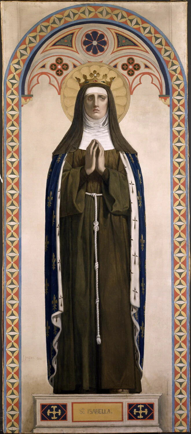 Sainte Isabelle de France (1225-1270) - Jean-Auguste-Dominique Ingres