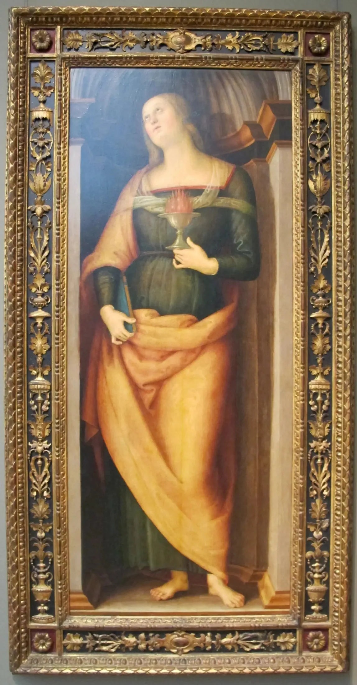 Sainte-Lucie - Pietro Perugino image 1 reproduction de peinture à l’huile