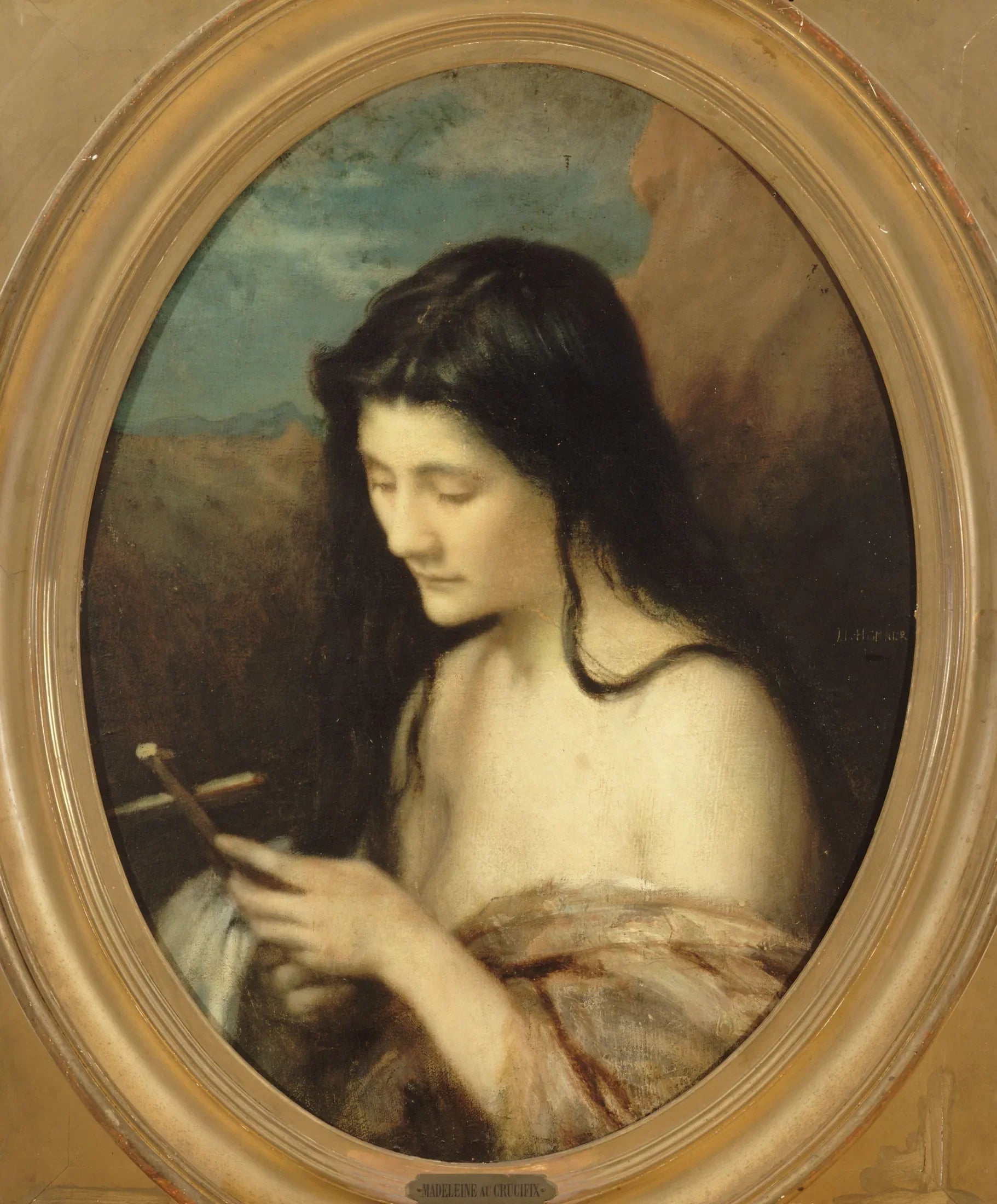 Sainte Marie l'Égyptienne - Jean-Jacques Henner image 1 reproduction artisanale de tableau
