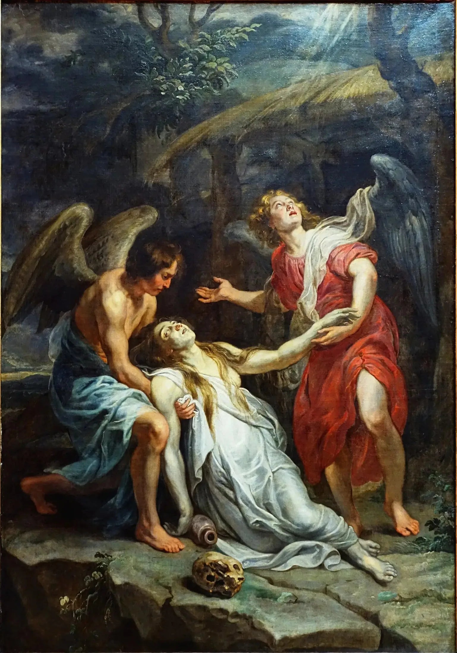 Sainte Marie-Madeleine en extase - Peter Paul Rubens image 1 copie de tableau peinte à la main
