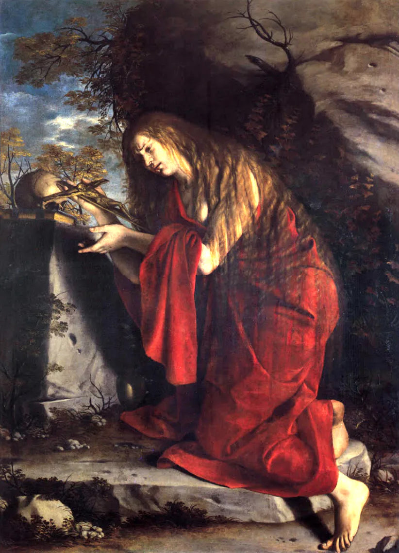 Sainte Marie-Madeleine en pénitence - Orazio Gentileschi image 1 reproduction d’œuvre d’art à l’huile