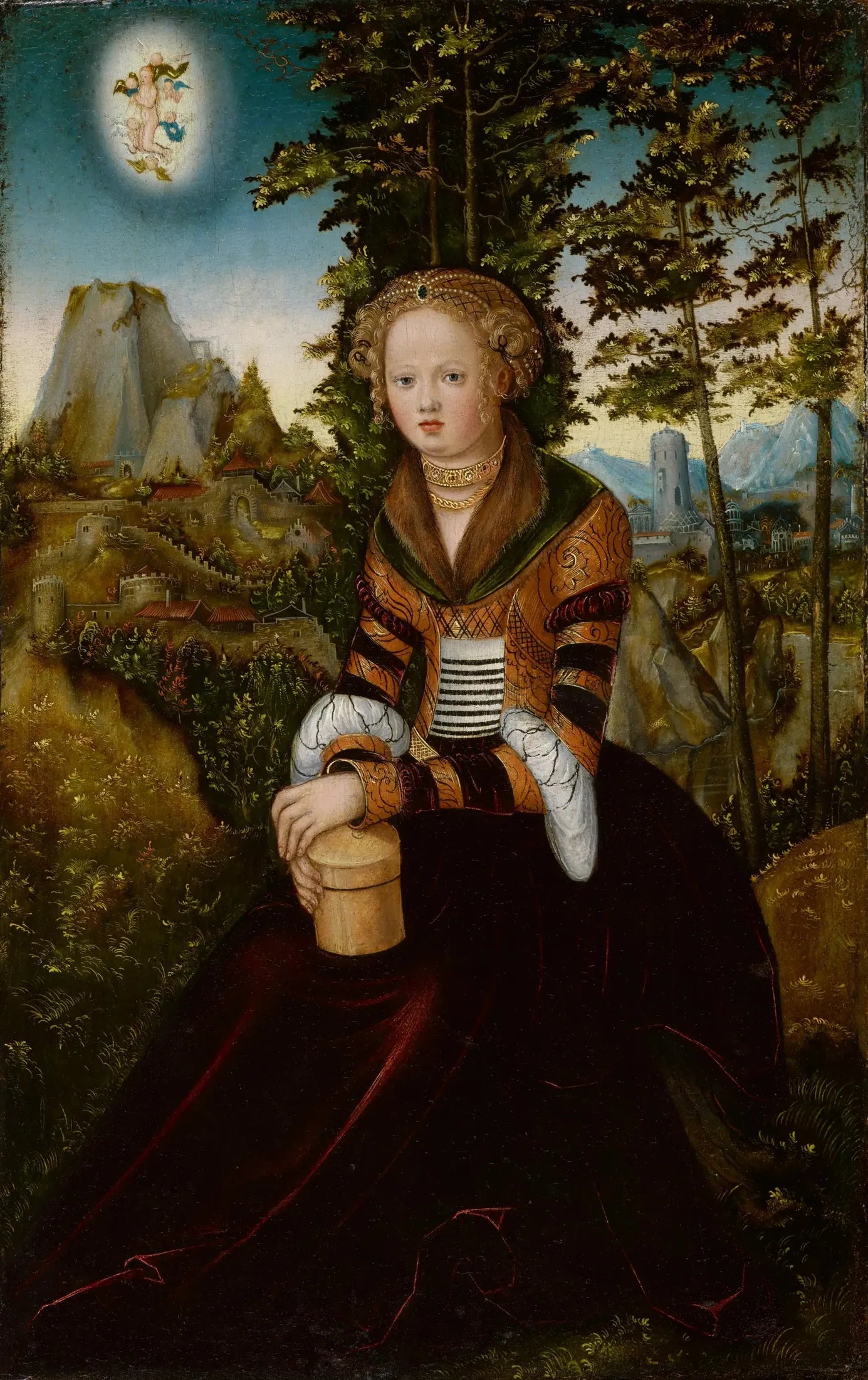 Sainte-Marie-Madeleine - Lucas Cranach the Elder image 1 reproduction artisanale de tableau