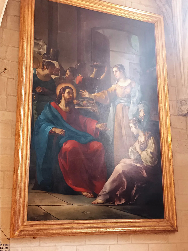 Sainte Marthe recevant le Christ à Béthanie - Joseph-Marie Vien